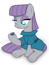 Size: 4208x5557 | Tagged: safe, derpibooru import, boulder (pet), maud pie, earth pony, pony, g4, female, mare, shadow, simple background, stone, transparent background