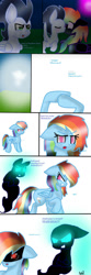 Size: 516x1549 | Tagged: source needed, safe, artist:septicmelon, derpibooru import, rainbow dash, soarin', pegasus, pony, comic:rainbow mare dash, g4, comic, female, male, mare, nightmare rainbow dash, nightmarified, shipping, soarindash, stallion, straight