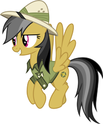 Size: 3000x3607 | Tagged: safe, artist:cloudy glow, derpibooru import, daring do, pegasus, pony, daring don't, g4, clothes, daring dorable, female, hat, pith helmet, shirt, simple background, smiling, solo, transparent background