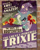 Size: 600x746 | Tagged: safe, artist:shuffle001, trixie, demon, demon pony, pony, unicorn, boast busters, g4, brick wall, cape, classic art, female, hat, looking at you, mare, poster, trio, trixie's brooch, trixie's cape, trixie's hat