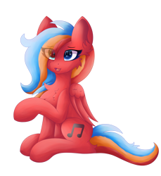 Size: 3200x3500 | Tagged: safe, artist:gaffy, derpibooru import, oc, oc only, oc:gaffy, pegasus, 2024 community collab, cheek fluff, chest fluff, derpibooru community collaboration, ear fluff, ears, female, pegasus oc, simple background, sitting, solo, spread wings, transparent background, wings