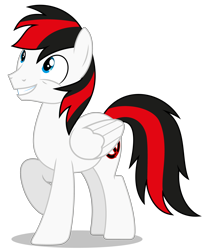 Size: 3932x4810 | Tagged: safe, artist:creedyboy124, derpibooru import, oc, oc only, oc:red arrow, pegasus, g4, male, simple background, solo, transparent background