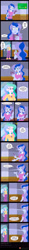 Size: 900x7721 | Tagged: safe, artist:niban-destikim, derpibooru import, princess celestia, princess luna, principal celestia, vice principal luna, human, equestria girls, g4, airplane!, cellphone, commission, female, implied cheerilee, lying, nose growing, panic, parody, phone, pinocchio, smartphone, text message