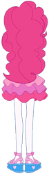 Size: 234x825 | Tagged: safe, artist:backviewer2160, derpibooru import, pinkie pie, equestria girls, g4, clothes, female, rear view, shoes, solo