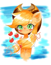 Size: 713x900 | Tagged: safe, artist:applejack_yokai, derpibooru import, applejack, g4