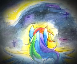 Size: 680x562 | Tagged: safe, artist:applejack_yokai, derpibooru import, rainbow dash, g4