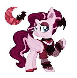 Size: 1047x1062 | Tagged: safe, artist:strawberry-spritz, derpibooru import, oc, oc only, bat pony, pony, clothes, female, mare, simple background, solo, transparent background