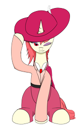 Size: 2600x4000 | Tagged: safe, derpibooru import, oc, oc only, oc:alessandro, pony, unicorn, clothes, hat, simple background, solo, transparent background