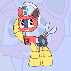 Size: 5000x5000 | Tagged: safe, artist:trackheadtherobopony, derpibooru import, oc, oc:trackhead, pony, robot, robot pony, my life as a teenage robot, solo, zoom layer