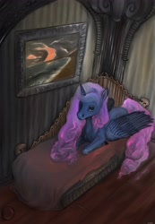 Size: 3090x4470 | Tagged: safe, artist:ptichnick, derpibooru import, princess luna, alicorn, g4, female, full length portrait, mare, solo