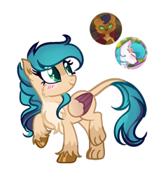 Size: 1000x1086 | Tagged: safe, artist:cottonheart05, derpibooru import, capper dapperpaws, oc, oc only, oc:cotton heart, abyssinian, anthro, hybrid, original species, pegasus, pony, canon x oc, interspecies offspring, long mane, long tail, offspring, parent:capper dapperpaws, parent:oc:cotton heart, parents:canon x oc, paws, simple background, tail, transparent background