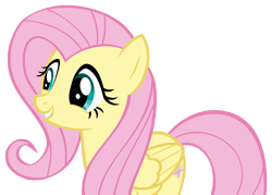 Size: 9800x7000 | Tagged: safe, artist:andoanimalia, derpibooru import, fluttershy, pegasus, pony, a health of information, g4, cute, female, mare, shyabetes, simple background, smiling, solo, transparent background, vector