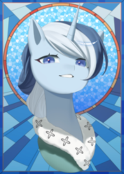 Size: 2000x2800 | Tagged: safe, artist:jijizi, derpibooru import, oc, oc:river swirl, pony, equestria at war mod, bust, portrait