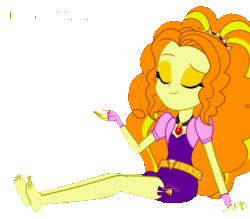 Size: 1200x1053 | Tagged: safe, artist:paco777yuyu, derpibooru import, adagio dazzle, human, equestria girls, g4, animated, barefoot, feet, female, fetish, foot fetish, foot focus, foot worship, gif, signature, simple background, sitting, soles, solo, transparent background, wiggle, wiggling toes