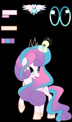 Size: 818x1380 | Tagged: safe, artist:mythicalsentrymlp, derpibooru import, princess flurry heart, alicorn, pony, g4, base used, black background, female, head turn, mare, older, older flurry heart, raised hoof, raised leg, simple background, solo