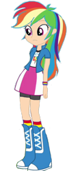 Size: 466x992 | Tagged: safe, derpibooru import, edit, edited screencap, editor:homersimpson1983, screencap, rainbow dash, human, equestria girls, g4, background removed, female, human coloration, not a vector, pale skin, simple background, solo, transparent background