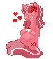 Size: 76x84 | Tagged: artist needed, safe, derpibooru import, oc, oc only, oc:red ribbon, pony, unicorn, ask red ribbon, picture for breezies, pixel art, simple background, solo, white background