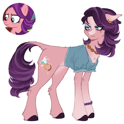 Size: 1000x1000 | Tagged: safe, artist:kazmuun, derpibooru import, spoiled rich, pony, g4, concave belly, female, gradient legs, jewelry, leg fluff, mare, necklace, simple background, slender, solo, thin, transparent background