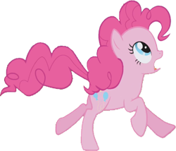 Size: 843x720 | Tagged: safe, derpibooru import, edit, edited screencap, editor:homersimpson1983, screencap, pinkie pie, earth pony, pony, g4, background removed, female, not a vector, simple background, solo, transparent background, trotting