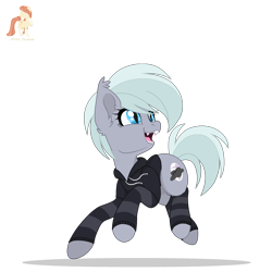Size: 2500x2500 | Tagged: safe, artist:r4hucksake, derpibooru import, oc, oc only, oc:moonlight breeze, bat pony, earth pony, hybrid, pony, clothes, female, high res, hoodie, mare, simple background, solo, transparent background