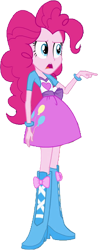 Size: 423x1080 | Tagged: safe, derpibooru import, edit, edited screencap, editor:homersimpson1983, screencap, pinkie pie, human, equestria girls, equestria girls (movie), g4, background removed, female, not a vector, simple background, solo, transparent background