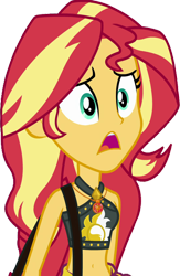Size: 1641x2520 | Tagged: safe, derpibooru import, edit, edited screencap, editor:homersimpson1983, screencap, sunset shimmer, human, equestria girls, g4, background removed, belly, belly button, bikini, clothes, female, geode of empathy, magical geodes, midriff, not a vector, simple background, solo, swimsuit, transparent background