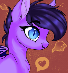 Size: 1231x1314 | Tagged: safe, artist:ondrea, derpibooru import, oc, bat pony, pony, bust, cute, portrait