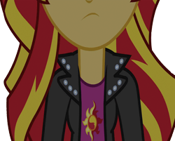 Size: 3142x2520 | Tagged: safe, derpibooru import, edit, edited screencap, editor:homersimpson1983, screencap, sunset shimmer, human, equestria girls, g4, background removed, female, not a vector, simple background, solo, transparent background