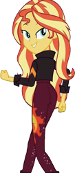 Size: 1101x2520 | Tagged: safe, derpibooru import, edit, edited screencap, editor:homersimpson1983, screencap, sunset shimmer, human, equestria girls, g4, background removed, female, not a vector, pose, simple background, solo, transparent background