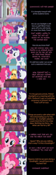 Size: 2000x6172 | Tagged: safe, artist:mlp-silver-quill, derpibooru import, applejack, pinkie pie, rarity, earth pony, pony, unicorn, comic:pinkie pie says goodnight, g4, comic, female, goodnight, implied coco pommel, implied soarin', implied starlight glimmer, implied sugar belle, mare, school of friendship