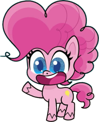 Size: 471x582 | Tagged: safe, artist:pascalmulokozi2, derpibooru import, edit, edited screencap, screencap, pinkie pie, earth pony, pony, g4.5, my little pony: pony life, the fast and the furriest, background removed, female, mare, not a vector, simple background, solo, transparent background