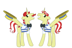 Size: 1800x1200 | Tagged: safe, artist:prixy05, derpibooru import, flam, flim, pony, unicorn, brothers, flim flam brothers, identical twins, siblings, simple background, transparent background, twin brothers, twins, vector