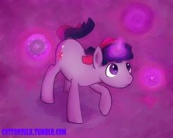 Size: 1280x1024 | Tagged: safe, artist:cottonsulk, derpibooru import, dusk shine, twilight sparkle, pony, unicorn, magic, rule 63, solo