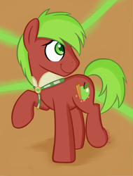 Size: 1000x1315 | Tagged: safe, artist:cottonsulk, derpibooru import, apple cinnamon, earth pony, pony, male, solo, stallion