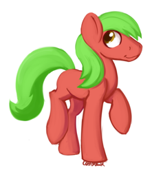 Size: 504x531 | Tagged: safe, artist:cottonsulk, derpibooru import, oc, oc only, earth pony, pony, male, simple background, solo, stallion, white background