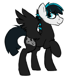 Size: 500x527 | Tagged: safe, artist:cottonsulk, derpibooru import, oc, oc only, pegasus, pony, simple background, solo, white background