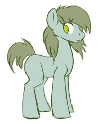 Size: 325x412 | Tagged: safe, artist:cottonsulk, derpibooru import, oc, oc only, oc:spook, earth pony, pony, male, simple background, solo, stallion, white background