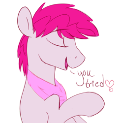 Size: 1280x1292 | Tagged: safe, artist:cottonsulk, derpibooru import, oc, oc only, oc:raspberry scents, earth pony, pony, male, simple background, solo, stallion, white background