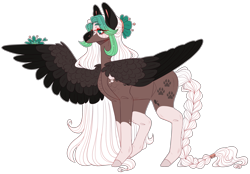 Size: 3865x2697 | Tagged: safe, artist:sleepy-nova, derpibooru import, oc, oc:serenity, pegasus, pony, colored wings, female, mare, multicolored wings, simple background, solo, transparent background, wings