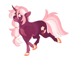 Size: 3412x2600 | Tagged: safe, artist:gigason, derpibooru import, oc, oc only, oc:daisy dream, pony, unicorn, female, mare, offspring, parent:cheerilee, simple background, solo, transparent background