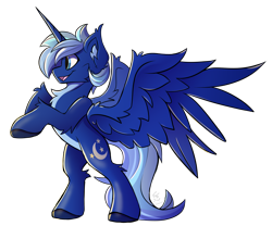 Size: 1800x1500 | Tagged: safe, artist:starcasteclipse, derpibooru import, oc, oc only, alicorn, pony, male, simple background, smiling, solo, transparent background, wings