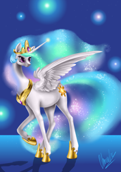 Size: 2480x3508 | Tagged: safe, artist:meepstro, derpibooru import, princess celestia, alicorn, pony, female, solo