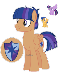 Size: 1208x1490 | Tagged: safe, artist:pastelnightyt, derpibooru import, flash sentry, twilight sparkle, twilight sparkle (alicorn), alicorn, pegasus, pony, base used, male, offspring, parent:flash sentry, parent:twilight sparkle, parents:flashlight, simple background, stallion, transparent background