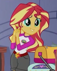 Size: 487x602 | Tagged: safe, derpibooru import, sunset shimmer, equestria girls, legend of everfree, beautiful, cropped, cute, hands together, happy birthday