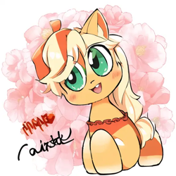 Size: 576x576 | Tagged: safe, derpibooru import, machine learning generated, oc, oc:poppy seed (mec), earth pony, middle equestrian convention, pinegraph, solo