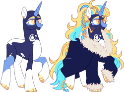 Size: 5258x3883 | Tagged: safe, artist:kurosawakuro, derpibooru import, oc, oc only, pony, base used, male, offspring, parent:princess luna, parent:rockhoof, simple background, solo, stallion, transparent background