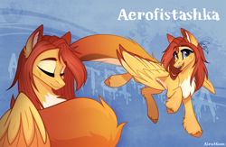 Size: 3117x2032 | Tagged: safe, artist:alrumoon_art, derpibooru import, oc, oc only, oc:aerofistashka, pegasus, pony, female, mare, solo