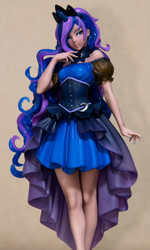 Size: 3593x6000 | Tagged: safe, derpibooru import, princess luna, human, clothes, dress, female, humanized, kotobukiya, kotobukiya princess luna, merchandise, photo, solo, statue