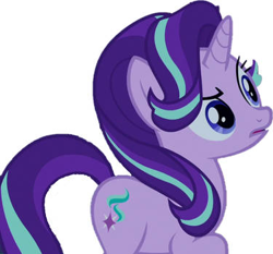 Size: 375x349 | Tagged: safe, derpibooru import, edit, edited screencap, screencap, starlight glimmer, pony, unicorn, to where and back again, background removed, cropped, female, mare, simple background, solo, white background