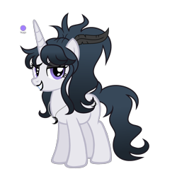 Size: 3061x3049 | Tagged: safe, artist:darbypop1, derpibooru import, oc, oc only, oc:raven, pony, unicorn, female, mare, simple background, solo, transparent background